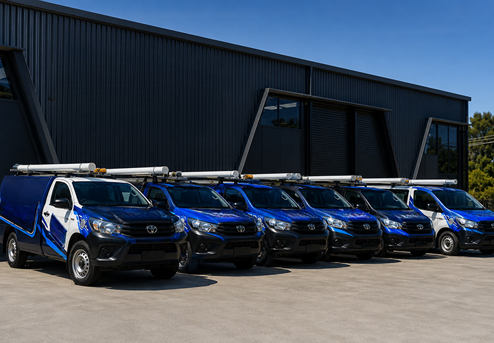 Fleet of Zetland Blocked Drains plumbing vans